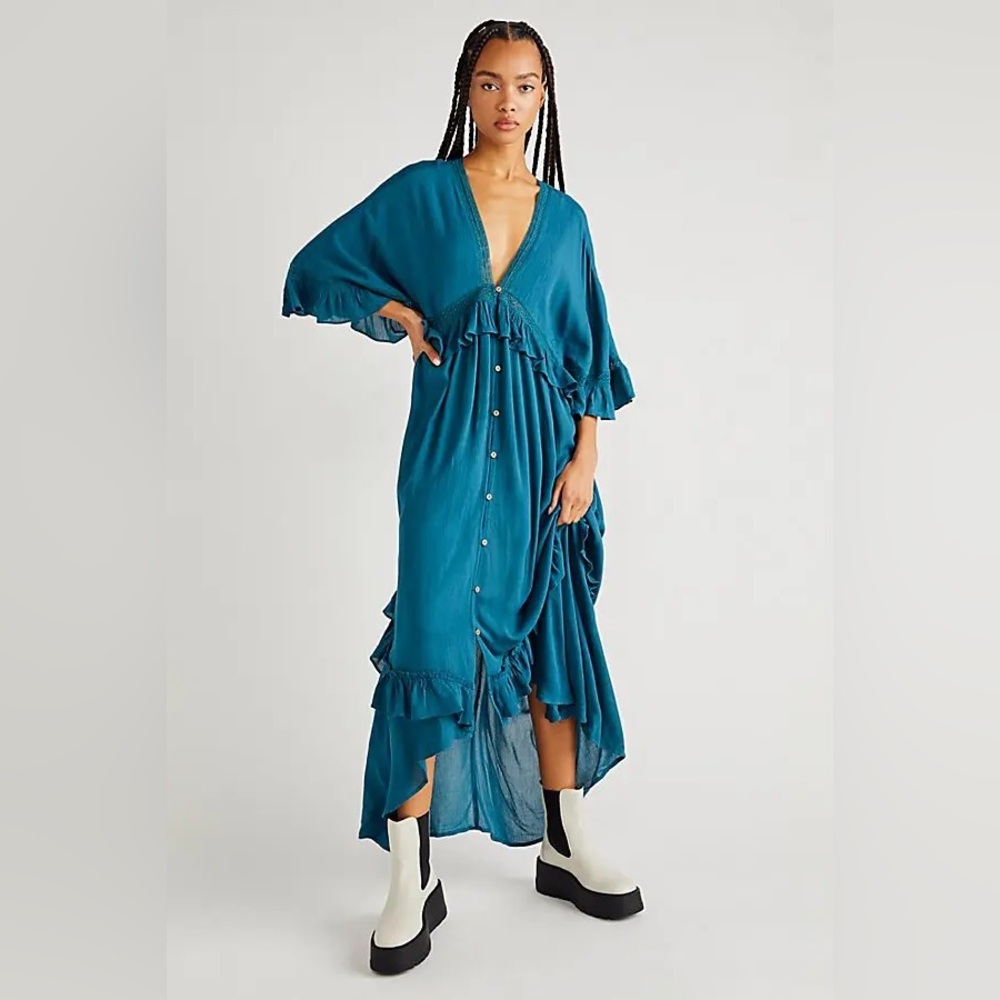 Paradiso Maxi Dress in Lagoon